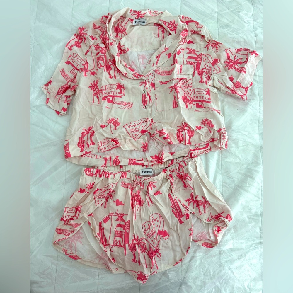 Free People x Wild Lovers Rosie Pajama Set